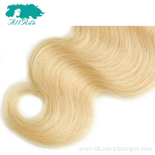 10-20inch peruvian 613 full lace 13*4, body wave blonde lace frontal